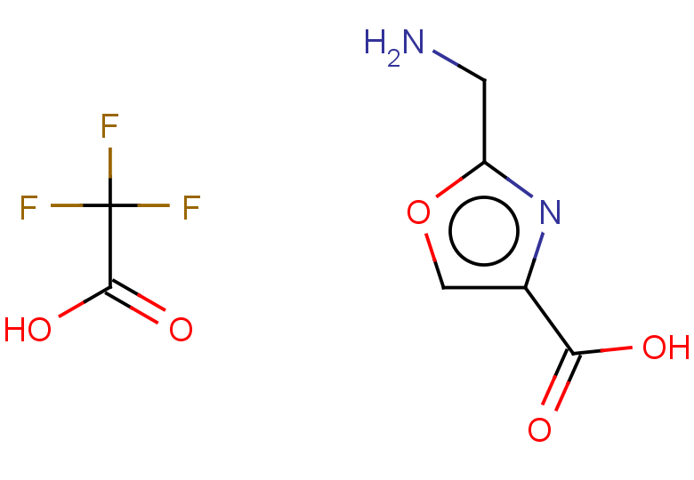 2-(aminomethyl)-1,3-oxazole-4-carboxylic acid, trifluoroacetic acid