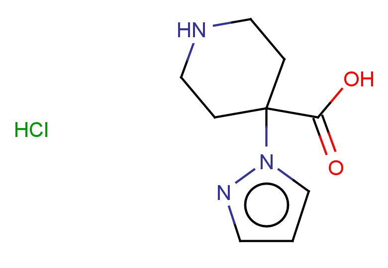 4-(1H-pyrazol-1-yl)piperidine-4-carboxylic acid hydrochloride