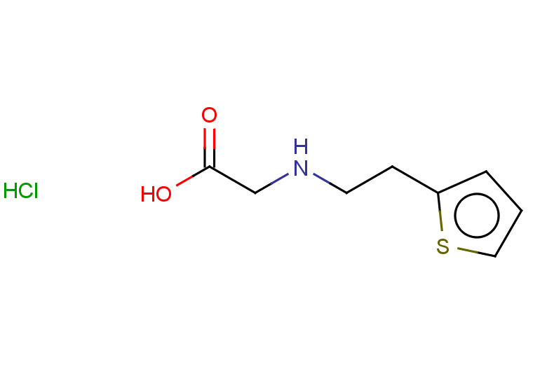 2-{[2-(thiophen-2-yl)ethyl]amino}acetic acid hydrochloride