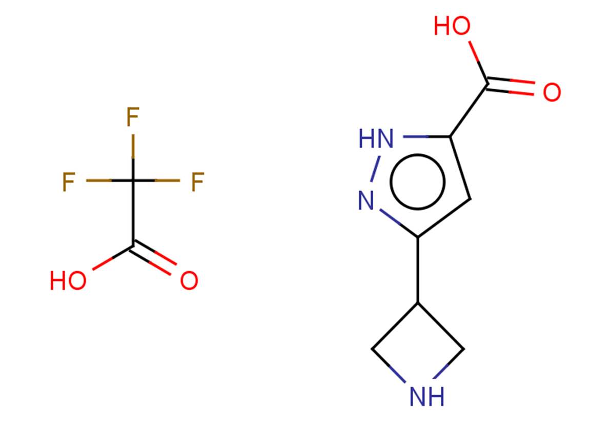3-(azetidin-3-yl)-1H-pyrazole-5-carboxylic acid, trifluoroacetic acid