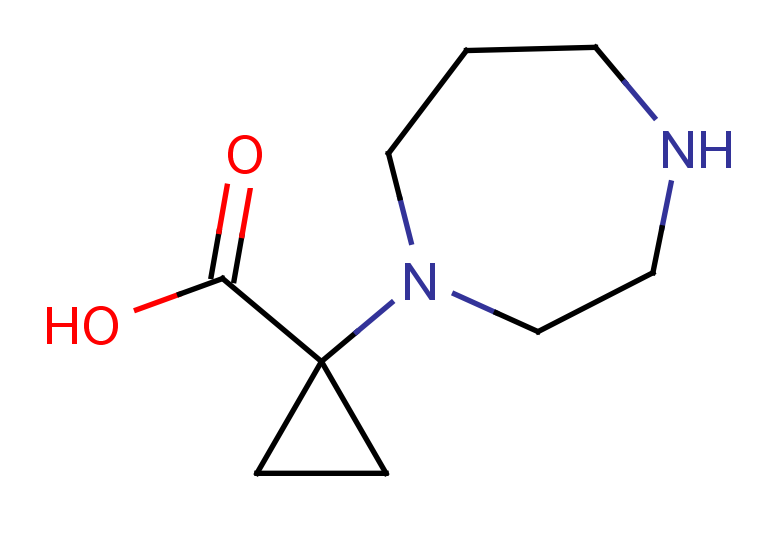 1-(1,4-diazepan-1-yl)cyclopropane-1-carboxylic acid