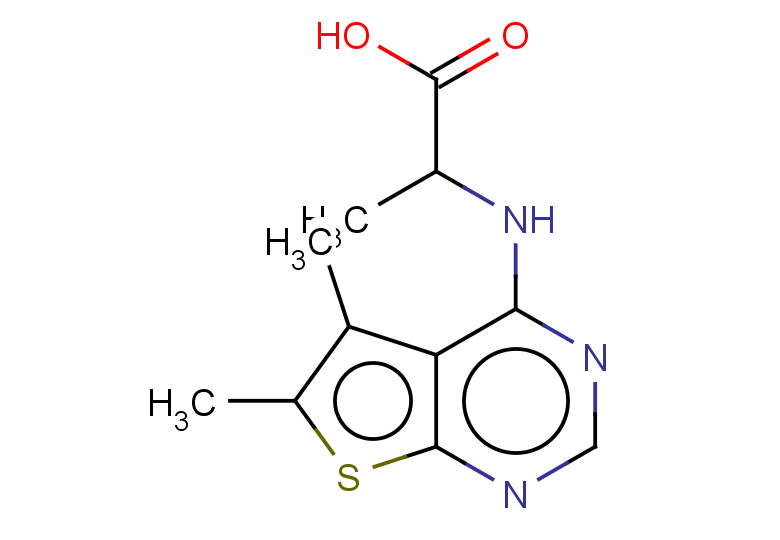 2-({5,6-dimethylthieno[2,3-d]pyrimidin-4-yl}amino)propanoic acid