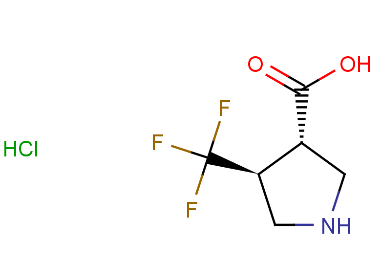 rac-(3R,4R)-4-(trifluoromethyl)pyrrolidine-3-carboxylic acid hydrochloride, trans