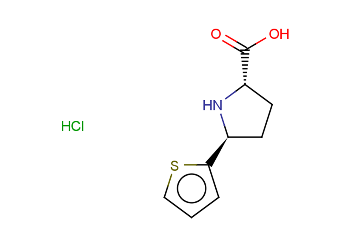 rac-(2R,5R)-5-(thiophen-2-yl)pyrrolidine-2-carboxylic acid hydrochloride, trans