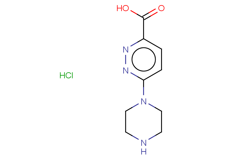 6-(piperazin-1-yl)pyridazine-3-carboxylic acid hydrochloride