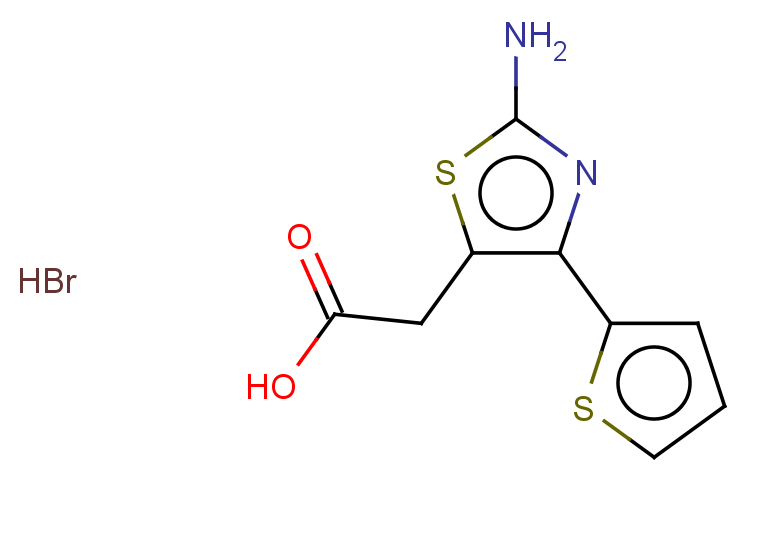 2-[2-amino-4-(thiophen-2-yl)-1,3-thiazol-5-yl]acetic acid hydrobromide