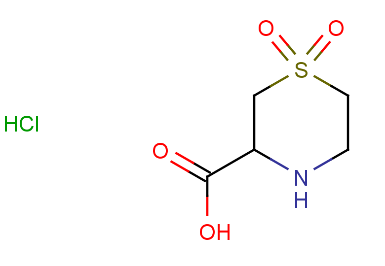 1,1-dioxo-1lambda6-thiomorpholine-3-carboxylic acid hydrochloride