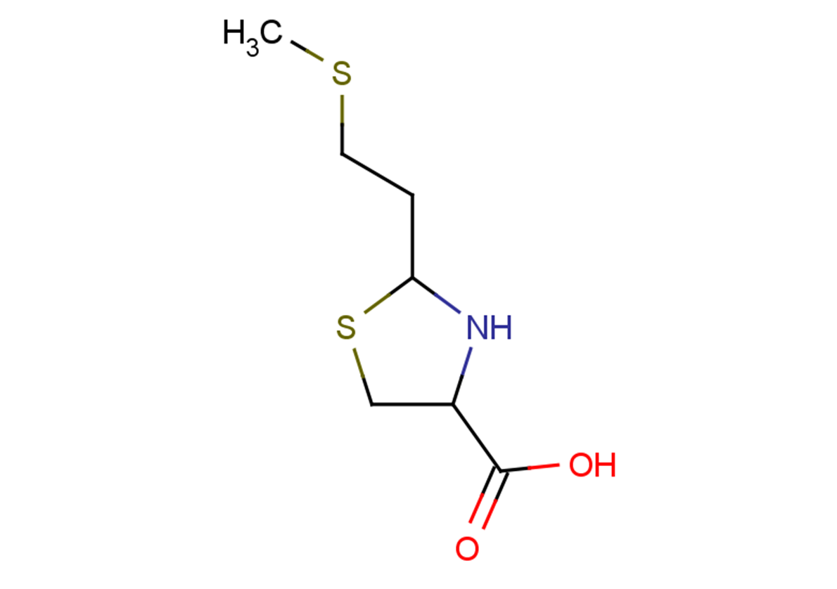 2-[2-(methylsulfanyl)ethyl]-1,3-thiazolidine-4-carboxylic acid, Mixture of diastereomers