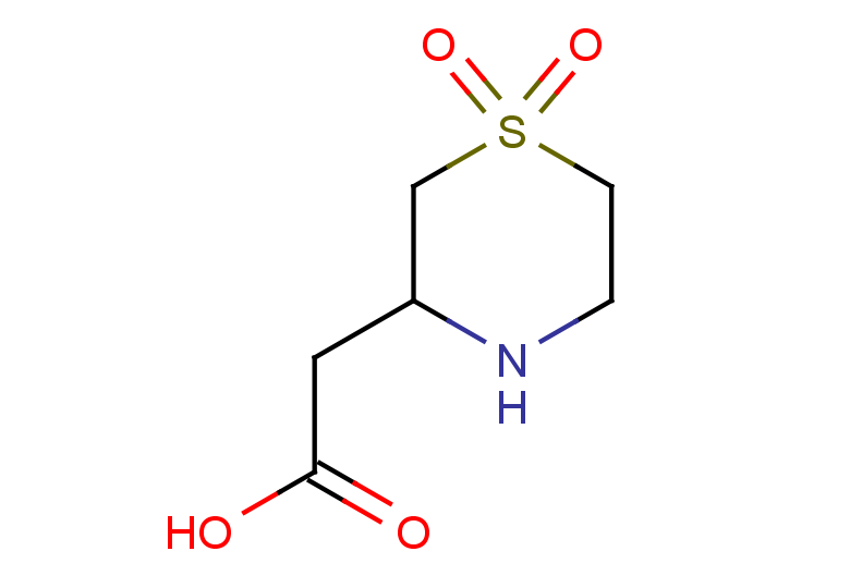 2-(1,1-dioxo-1lambda6-thiomorpholin-3-yl)acetic acid
