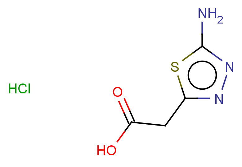 2-(5-amino-1,3,4-thiadiazol-2-yl)acetic acid hydrochloride