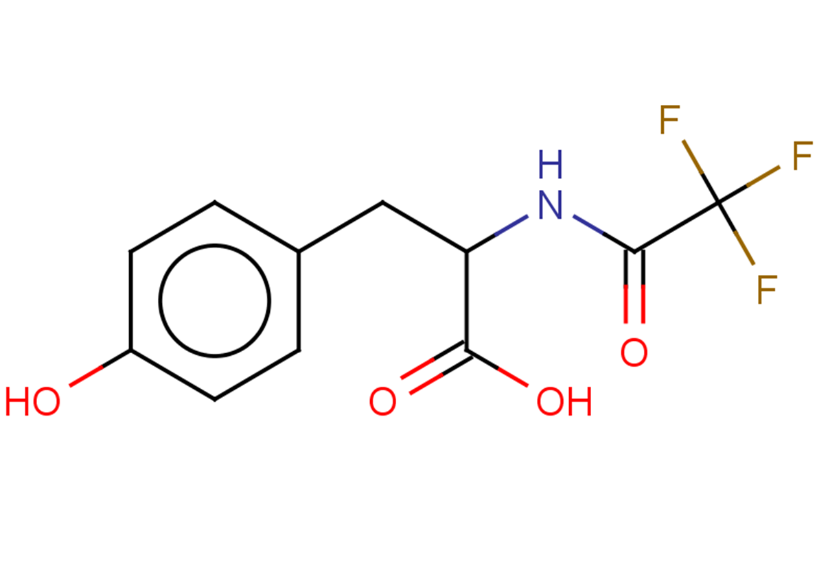3-(4-hydroxyphenyl)-2-(2,2,2-trifluoroacetamido)propanoic acid