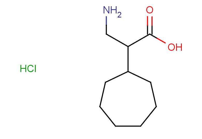3-amino-2-cycloheptylpropanoic acid hydrochloride