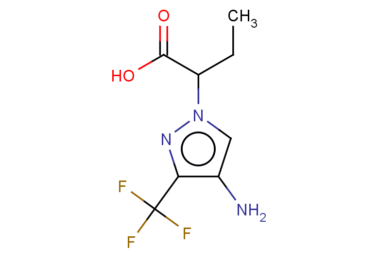 2-[4-amino-3-(trifluoromethyl)-1H-pyrazol-1-yl]butanoic acid