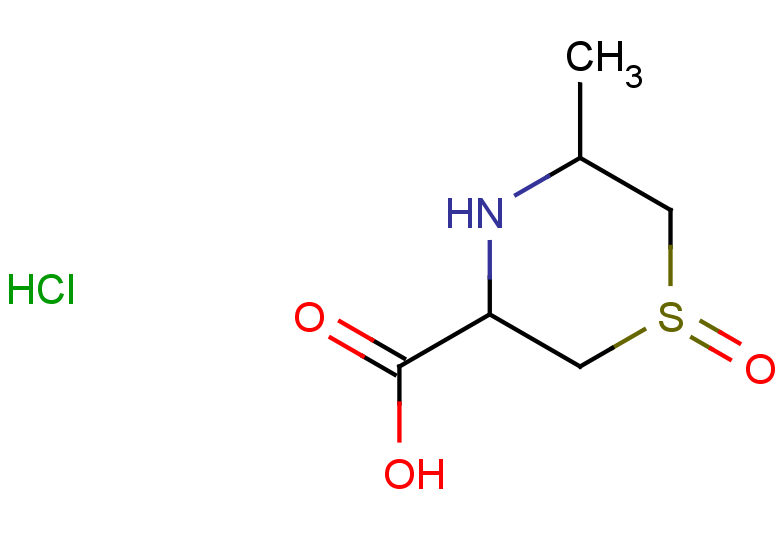 5-methyl-1-oxo-1lambda4-thiomorpholine-3-carboxylic acid hydrochloride, Mixture of diastereomers