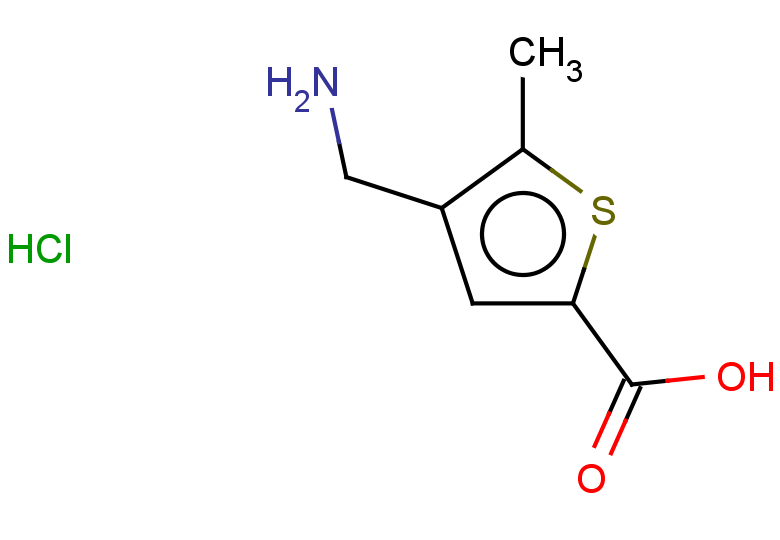 4-(aminomethyl)-5-methylthiophene-2-carboxylic acid hydrochloride