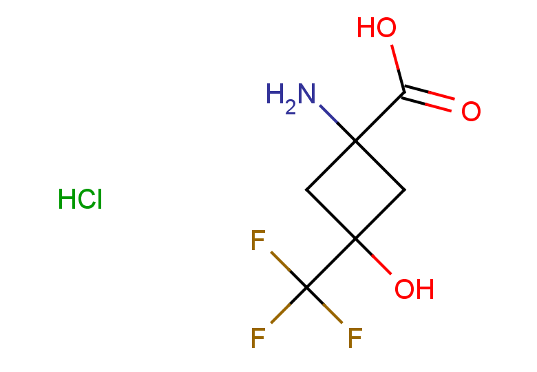 1-amino-3-hydroxy-3-(trifluoromethyl)cyclobutane-1-carboxylic acid hydrochloride