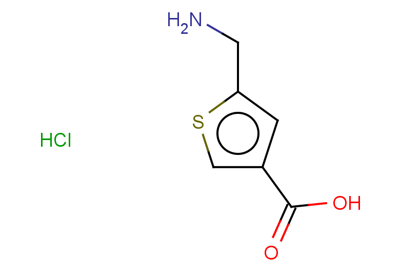 5-(aminomethyl)thiophene-3-carboxylic acid hydrochloride