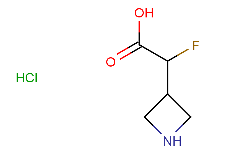 2-(azetidin-3-yl)-2-fluoroacetic acid hydrochloride