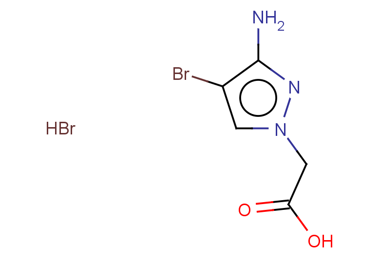 2-(3-amino-4-bromo-1H-pyrazol-1-yl)acetic acid hydrobromide