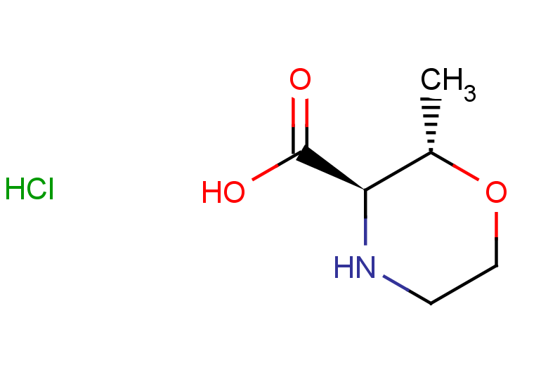 (2S,3R)-2-methylmorpholine-3-carboxylic acid hydrochloride