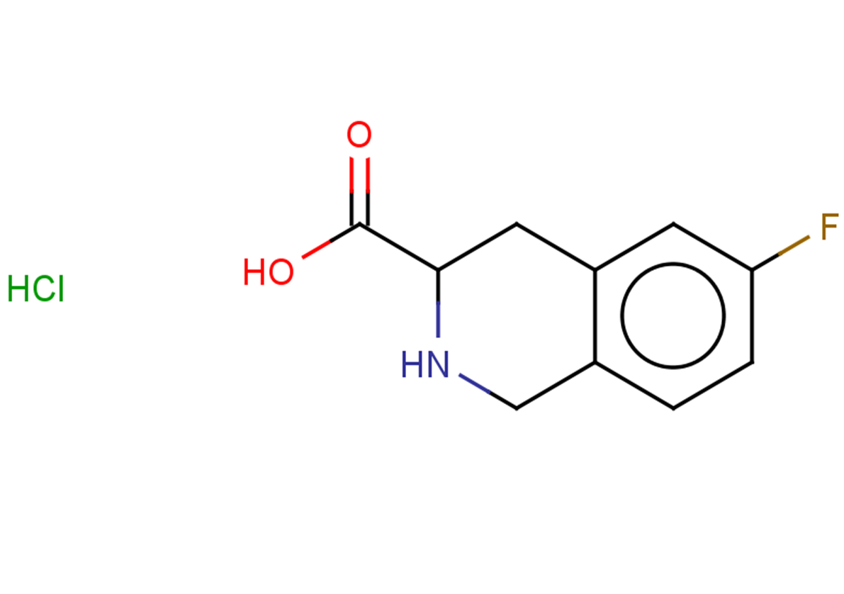 6-fluoro-1,2,3,4-tetrahydroisoquinoline-3-carboxylic acid hydrochloride