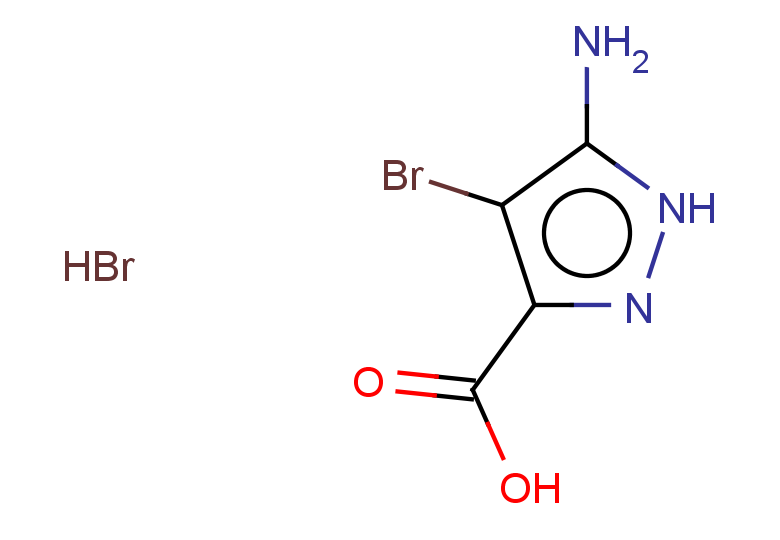 5-amino-4-bromo-1H-pyrazole-3-carboxylic acid hydrobromide