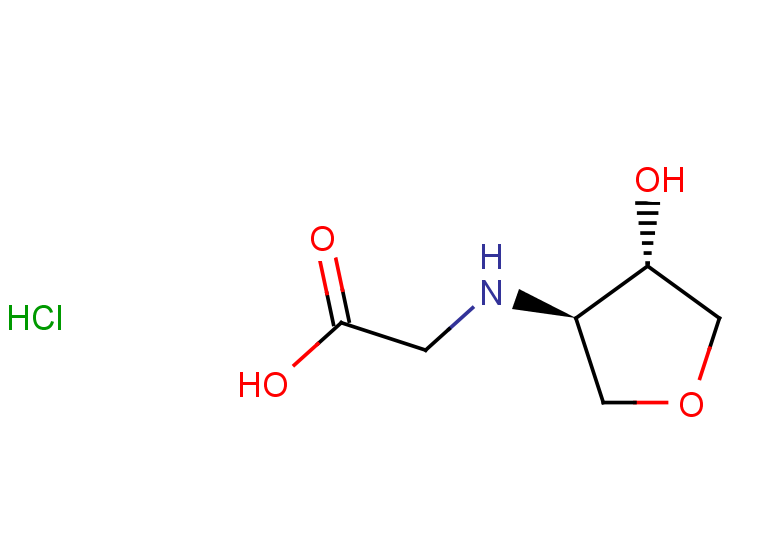 rac-2-{[(3R,4S)-4-hydroxyoxolan-3-yl]amino}acetic acid hydrochloride, trans