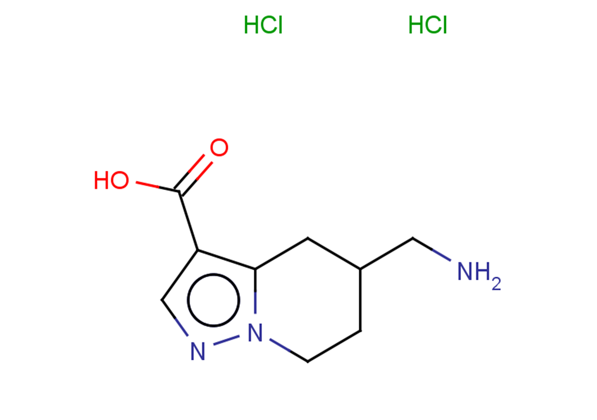 5-(aminomethyl)-4H,5H,6H,7H-pyrazolo[1,5-a]pyridine-3-carboxylic acid dihydrochloride