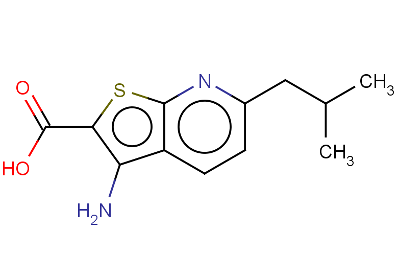 3-amino-6-(2-methylpropyl)thieno[2,3-b]pyridine-2-carboxylic acid