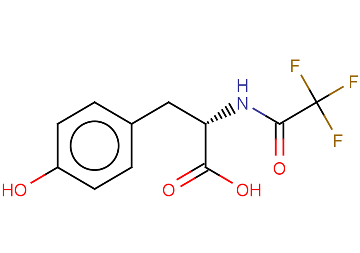 (2S)-3-(4-hydroxyphenyl)-2-(2,2,2-trifluoroacetamido)propanoic acid