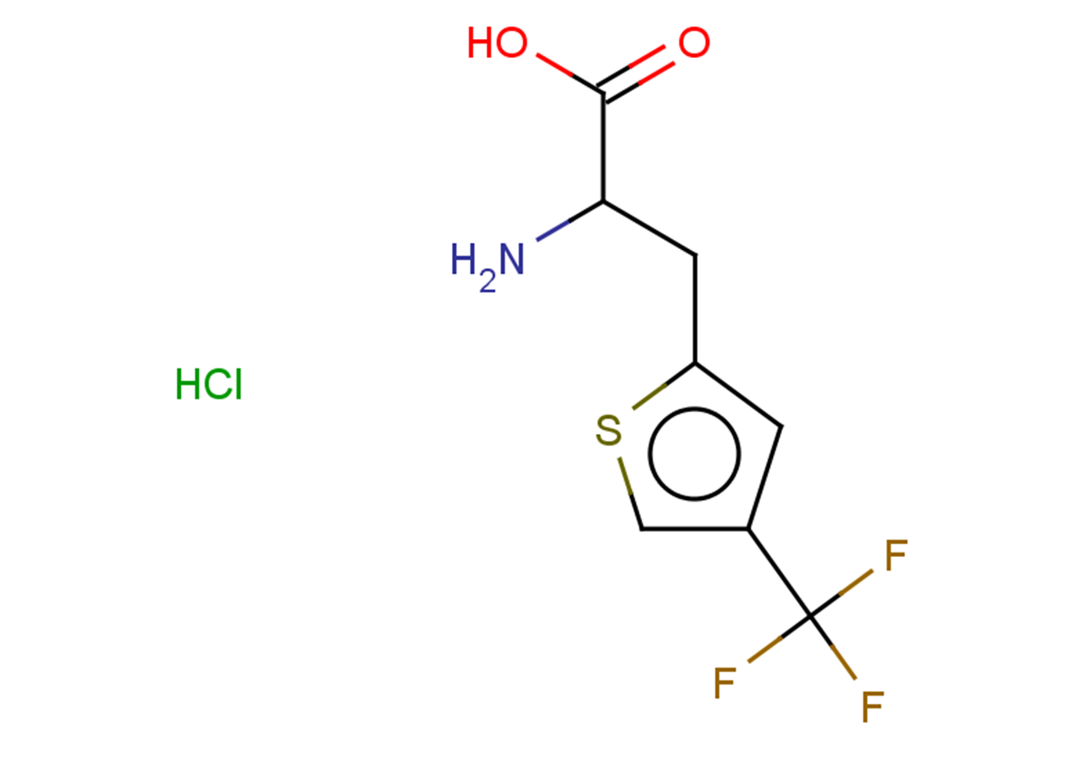 2-amino-3-[4-(trifluoromethyl)thiophen-2-yl]propanoic acid hydrochloride