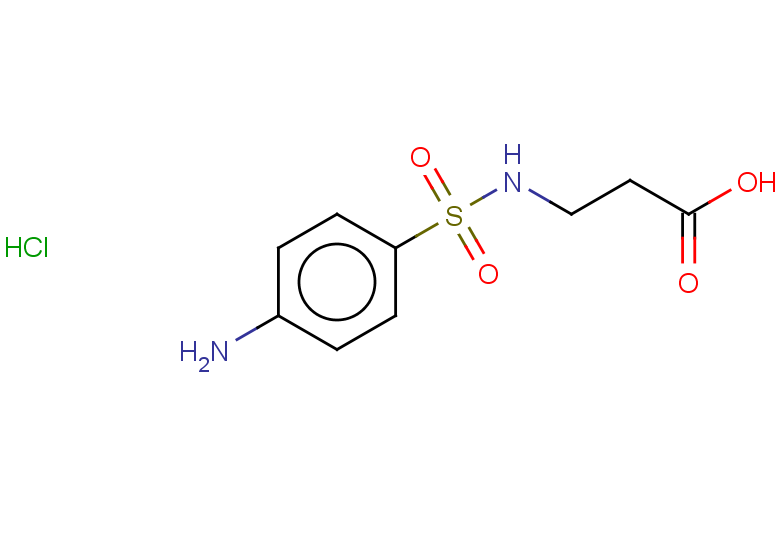 3-[(4-aminobenzene)sulfonamido]propanoic acid hydrochloride