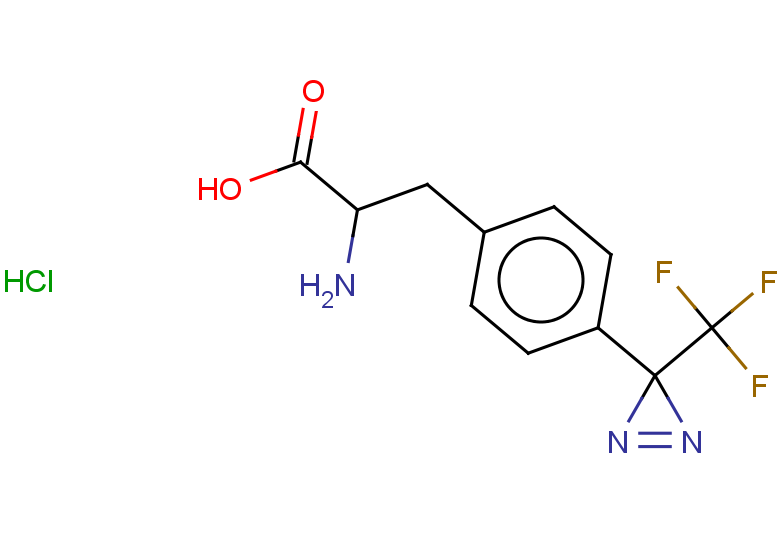 2-amino-3-{4-[3-(trifluoromethyl)-3H-diazirin-3-yl]phenyl}propanoic acid hydrochloride