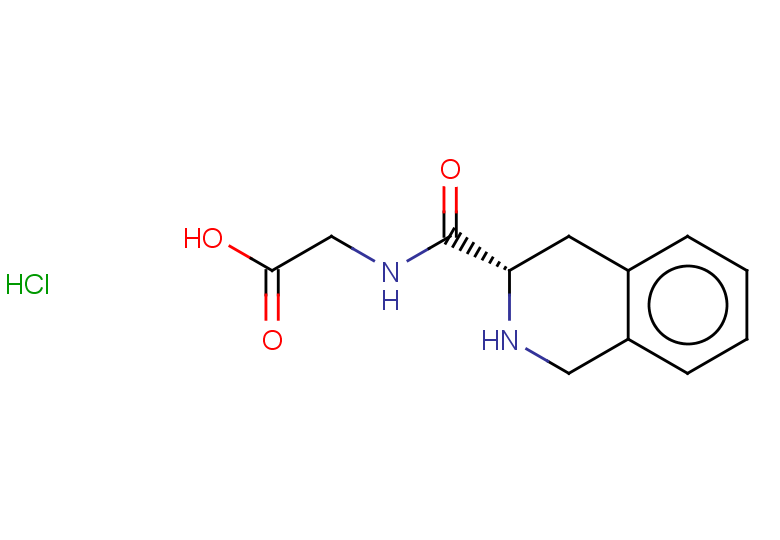 2-[(3S)-1,2,3,4-tetrahydroisoquinolin-3-ylformamido]acetic acid hydrochloride