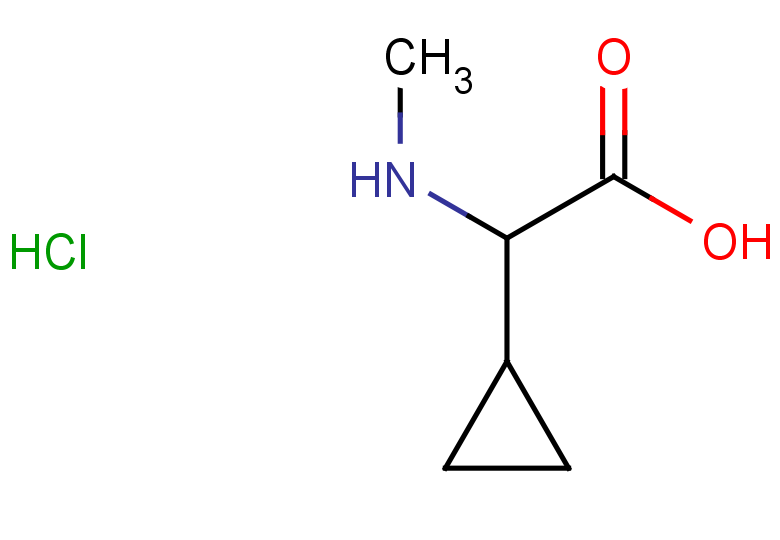 2-cyclopropyl-2-(methylamino)acetic acid hydrochloride