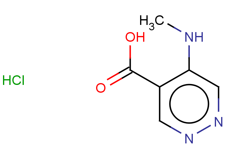 5-(methylamino)pyridazine-4-carboxylic acid hydrochloride