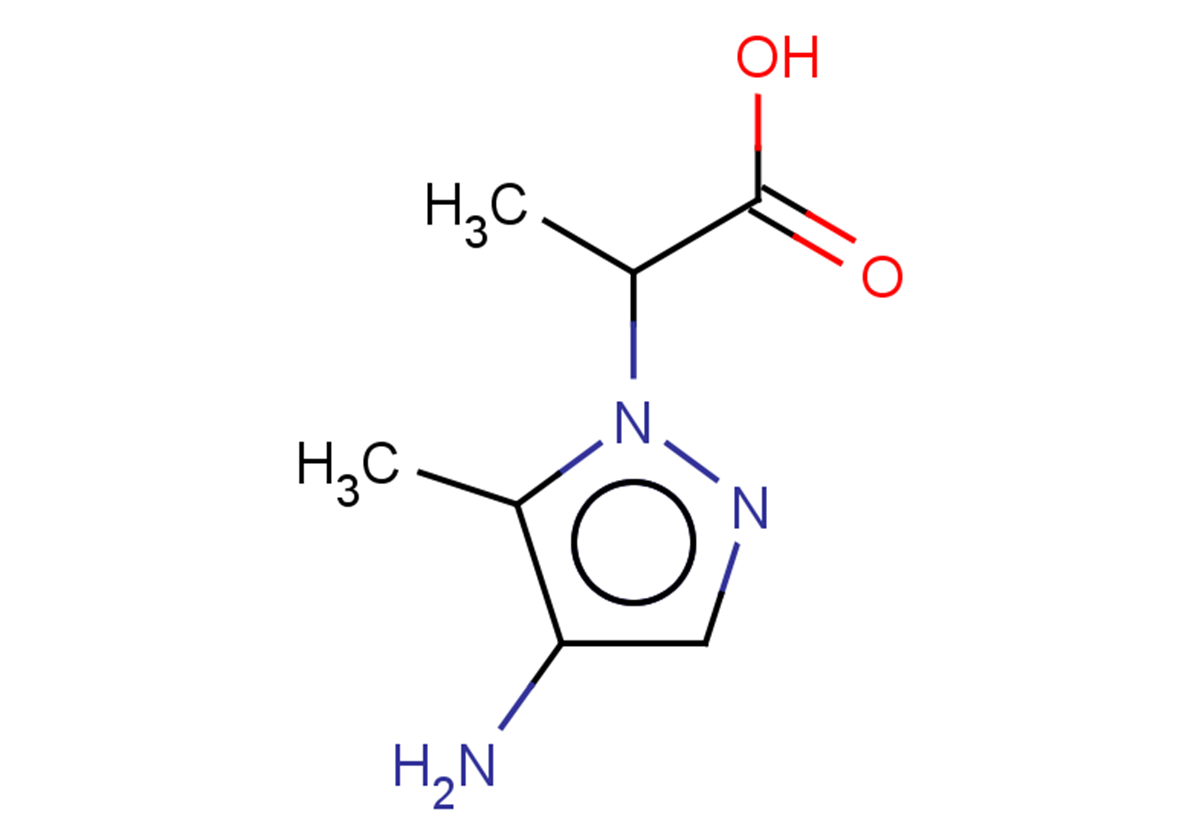 2-(4-amino-5-methyl-1H-pyrazol-1-yl)propanoic acid