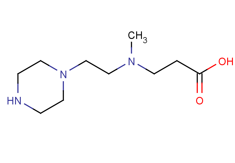 3-{methyl[2-(piperazin-1-yl)ethyl]amino}propanoic acid