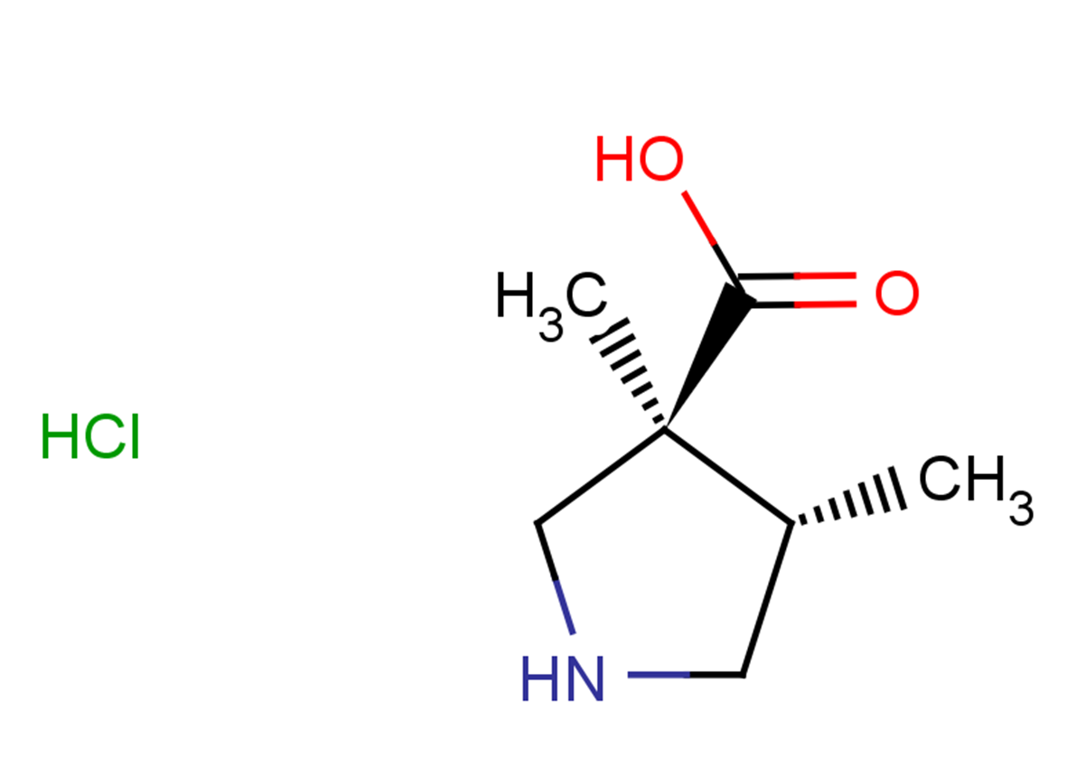 rac-(3R,4R)-3,4-dimethylpyrrolidine-3-carboxylic acid hydrochloride, trans
