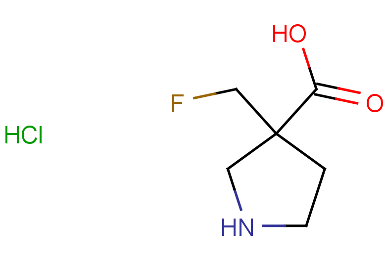 3-(fluoromethyl)pyrrolidine-3-carboxylic acid hydrochloride