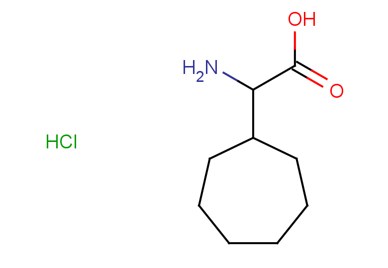 2-amino-2-cycloheptylacetic acid hydrochloride