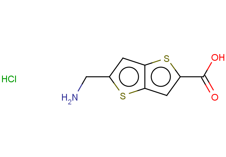 5-(aminomethyl)thieno[3,2-b]thiophene-2-carboxylic acid hydrochloride