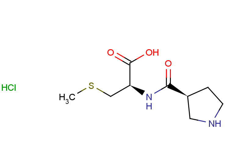 (2R)-3-(methylsulfanyl)-2-{[(3S)-pyrrolidin-3-yl]formamido}propanoic acid hydrochloride