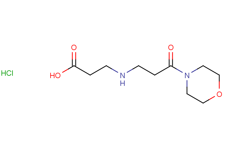 3-{[3-(morpholin-4-yl)-3-oxopropyl]amino}propanoic acid hydrochloride