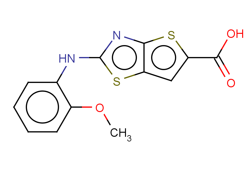 2-[(2-methoxyphenyl)amino]thieno[2,3-d][1,3]thiazole-5-carboxylic acid
