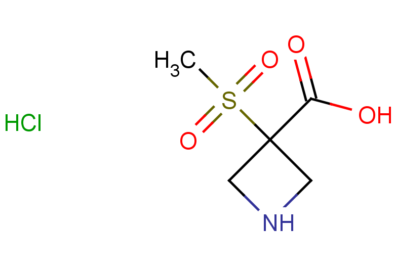 3-methanesulfonylazetidine-3-carboxylic acid hydrochloride