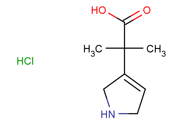 2-(2,5-dihydro-1H-pyrrol-3-yl)-2-methylpropanoic acid hydrochloride