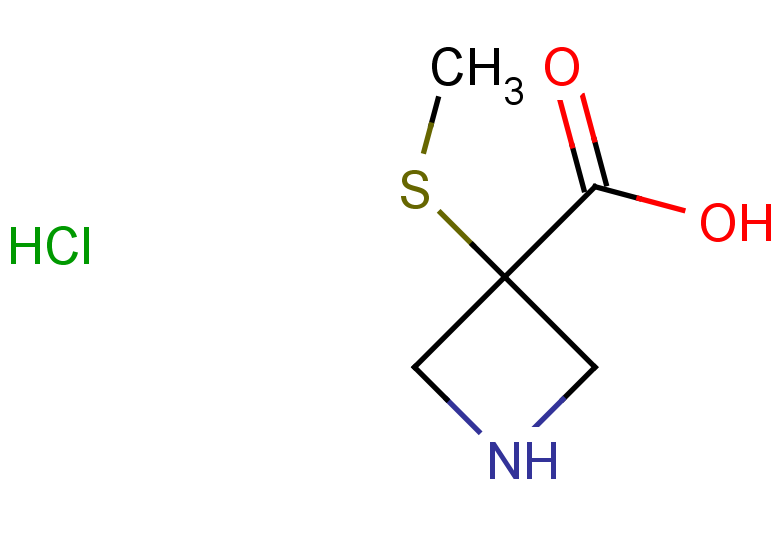 3-(methylsulfanyl)azetidine-3-carboxylic acid hydrochloride