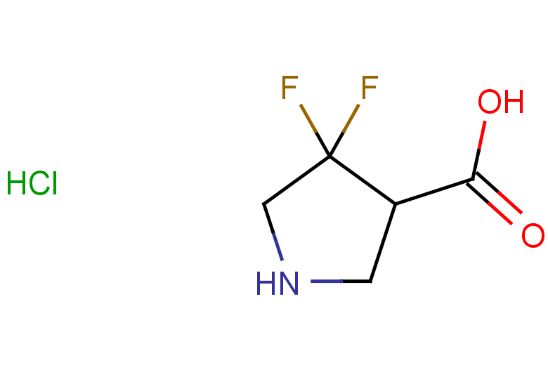 4,4-difluoropyrrolidine-3-carboxylic acid hydrochloride