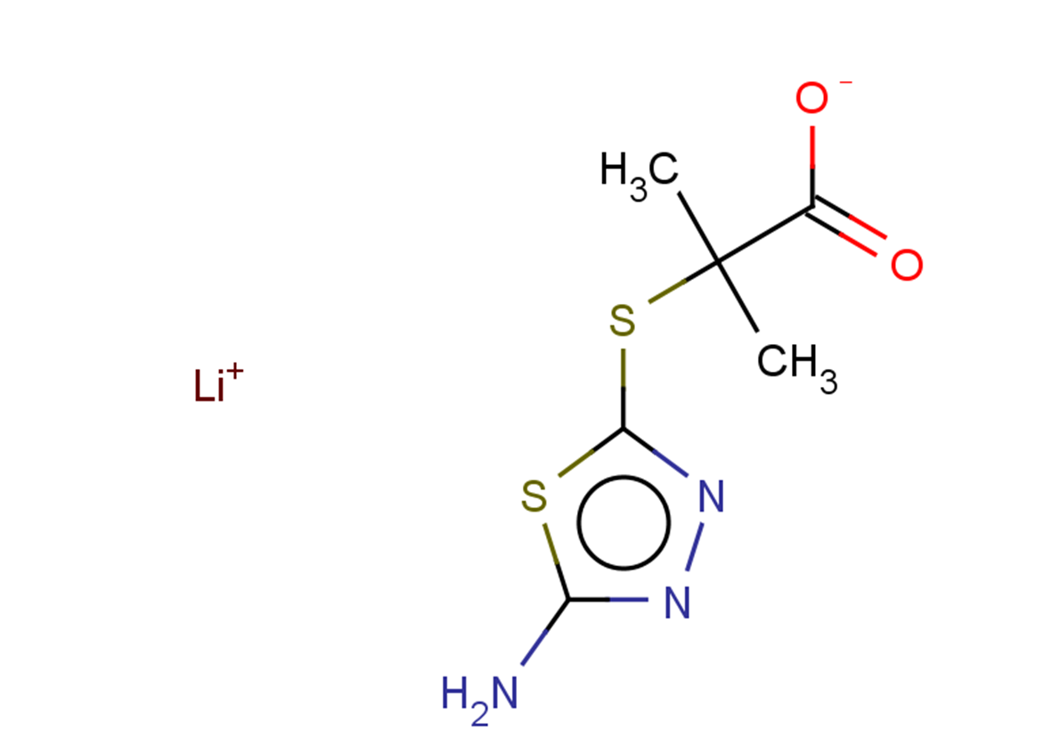 lithium 2-[(5-amino-1,3,4-thiadiazol-2-yl)sulfanyl]-2-methylpropanoate